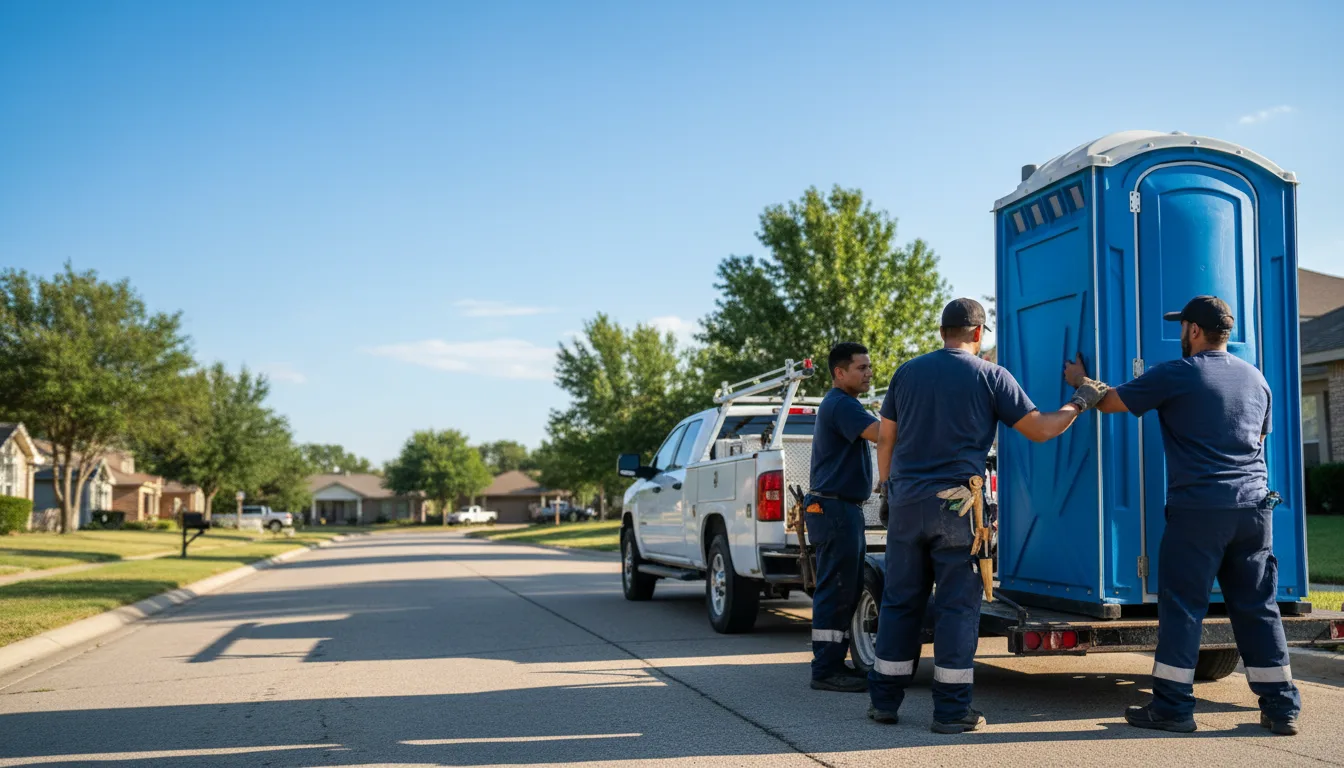 Portable Toilet Rental in Telferner, TX near me